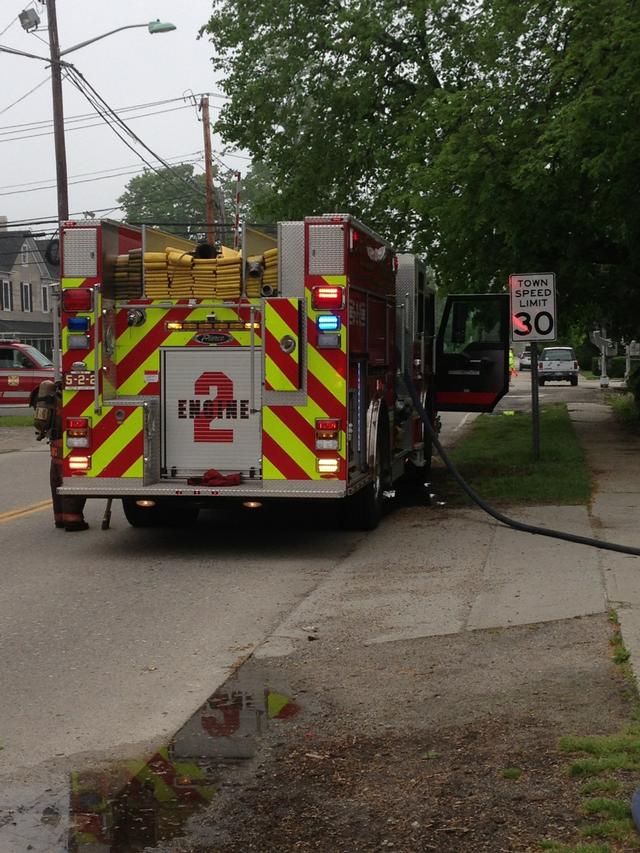 5/23/30 Engine 2 going to work on a mutual aid to Bayport FD